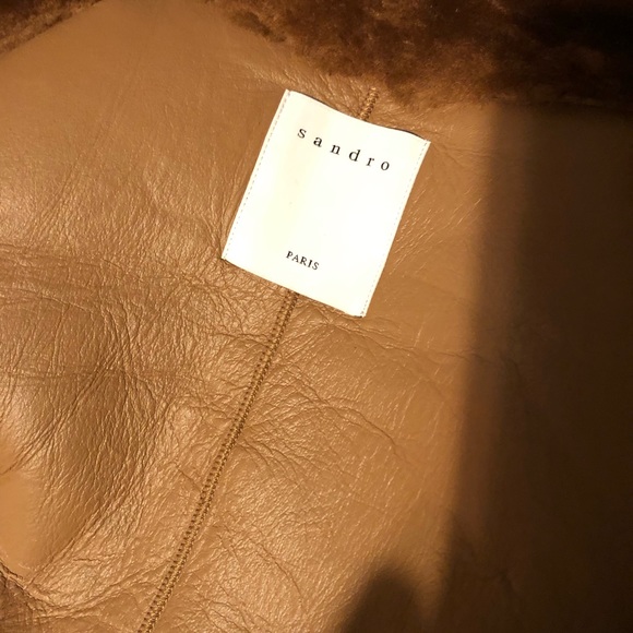 Sandro Paris fur / lamb skin coat (brand new) - Picture 4 of 6